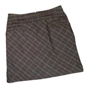 NINE WEST Plaid Mini Skirt